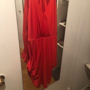 BCBG Small Burnt Orange Pocket Dress